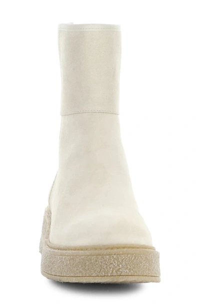 Bos. & Co. Sammy Faux Shearling Lined Waterproof Bootie In Antilope Suede