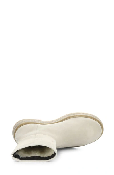 Bos. & Co. Sammy Faux Shearling Lined Waterproof Bootie In Antilope Suede