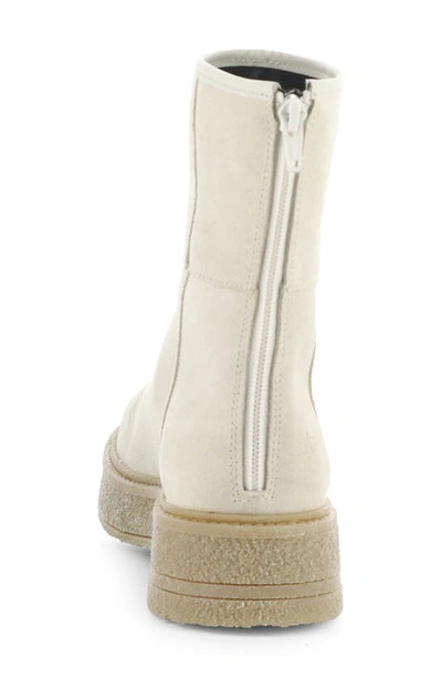 Bos. & Co. Sammy Faux Shearling Lined Waterproof Bootie In Antilope Suede