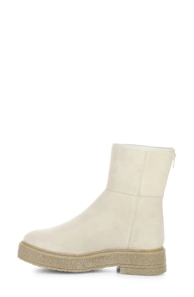 Bos. & Co. Sammy Faux Shearling Lined Waterproof Bootie In Antilope Suede