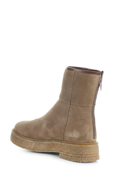 Shop Bos. & Co. Sammy Faux Shearling Lined Waterproof Bootie In Taupe Suede