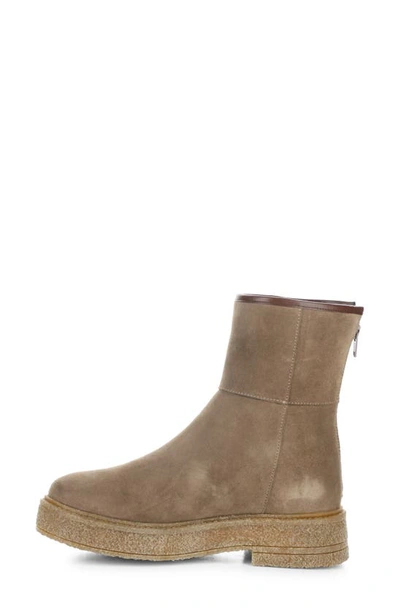 Shop Bos. & Co. Sammy Faux Shearling Lined Waterproof Bootie In Taupe Suede