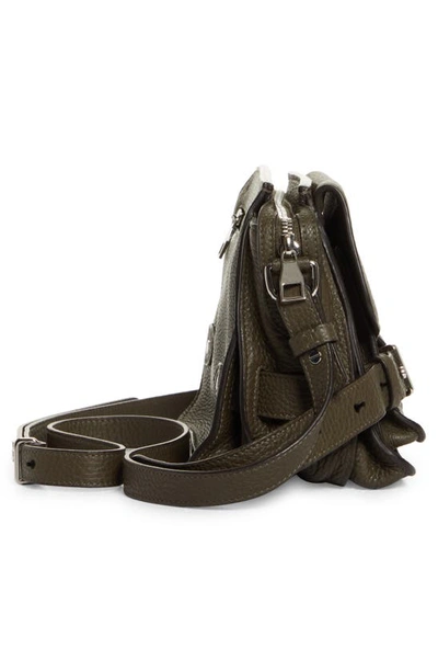 Shop Proenza Schouler Beacon Leather Shoulder Bag In Olive