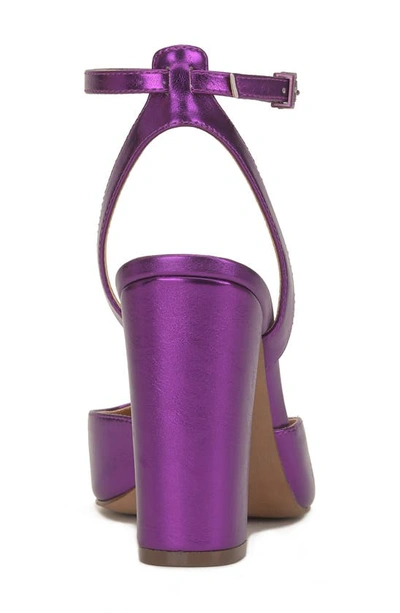 Jessica Simpson Nazela Pointed Toe Ankle Strap Pump In Purple