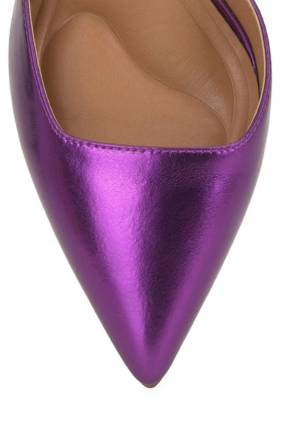 Jessica Simpson Nazela Pointed Toe Ankle Strap Pump In Purple