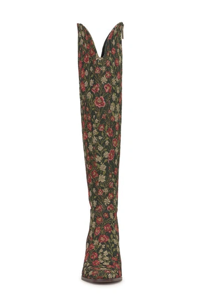 Jessica Simpson Ravyn Knee High Boot In Garden Multi