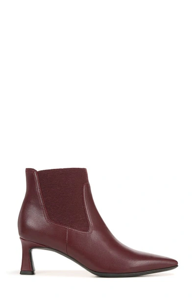 Shop Naturalizer Daya Pointed Toe Bootie In Cabernet Sauvignon Red Leather