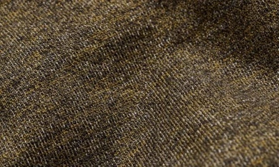 Billy Reid Mouline Shawl Collar Cotton Pullover In Olive