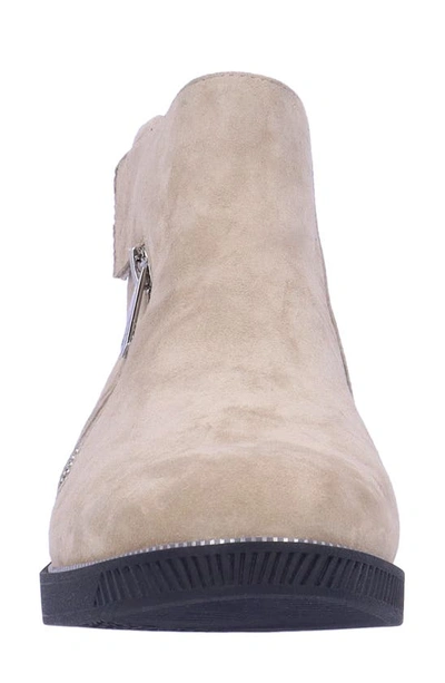 Shop L'amour Des Pieds Jaidly Bootie In Taupe