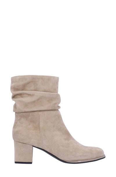 L'amour Des Pieds Pivar Slouch Bootie In Taupe