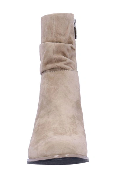 L'amour Des Pieds Pivar Slouch Bootie In Taupe