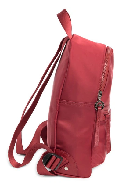 Longchamp Le Pliage Neo Small Backpack In Red
