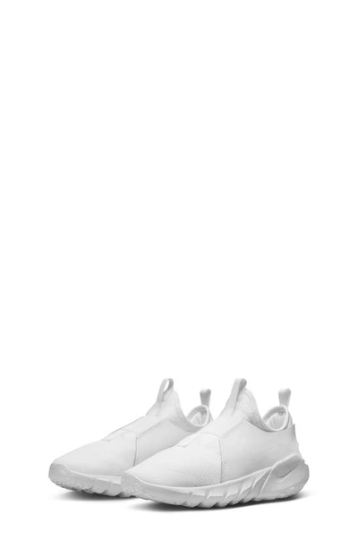 Shop Nike Flex Runner 2 Slip-on Running Shoe In White/ White