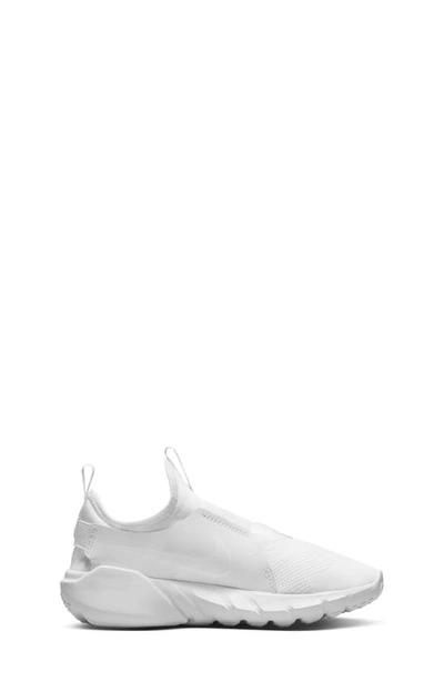 Shop Nike Flex Runner 2 Slip-on Running Shoe In White/ White