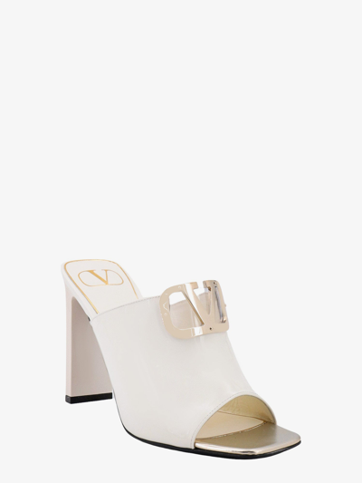 Shop Valentino Garavani Woman Mule Woman White Sandals