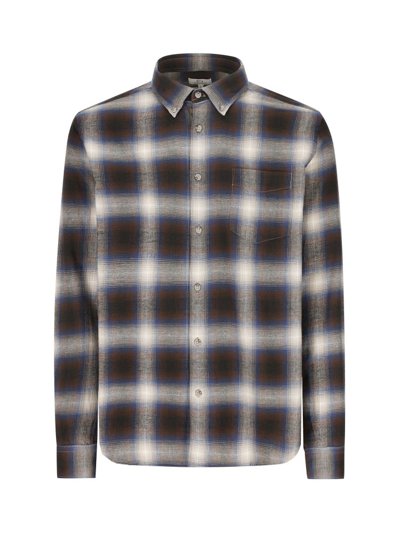 Shop Woolrich Checked Buttoned Shirt In Multi