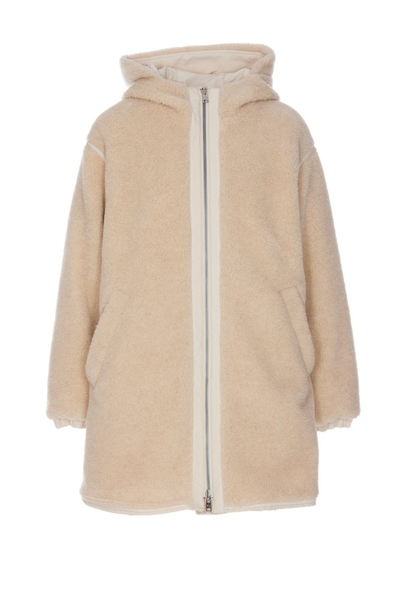 Shop Woolrich Reversible Hooded Parka Coat In Multi