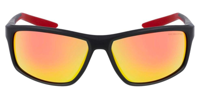 Shop Nike Adrenaline 22 Rectangular Frame Sunglasses In Multi