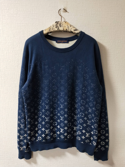 navy blue louis vuitton sweater