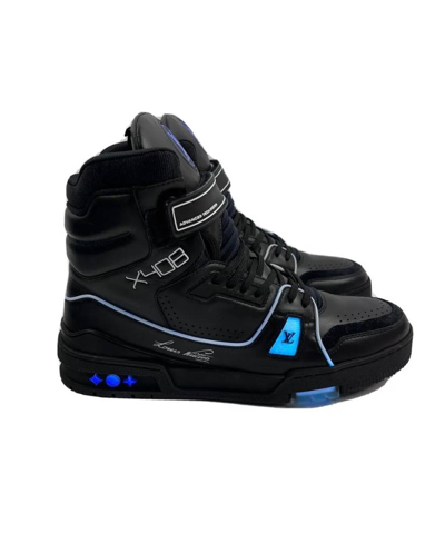 Pre-owned Louis Vuitton X408 Led Fiber Optic Light Up Black Sneaker