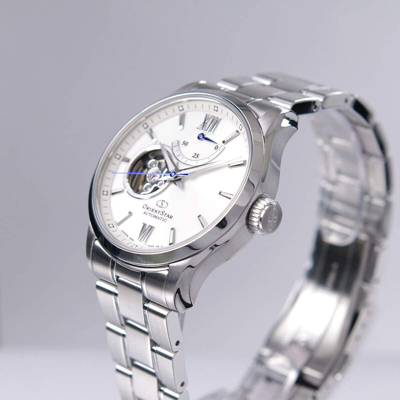 Pre-owned Orient Automatic Self-winding Wristwatch For Men - Re-at0003s00b