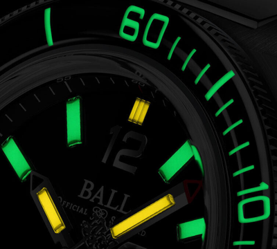 Pre-owned Ball Engineer M Skindiver Iii Watch Dd3100a-s1c-bk Ø 41.5mm