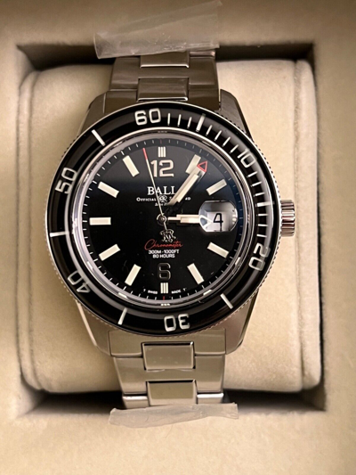 Pre-owned Ball Engineer M Skindiver Iii Watch Dd3100a-s1c-bk Ø 41.5mm