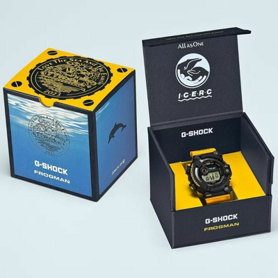 Pre-owned Casio G-shock Frogman Love Sea And The Earth Eyesearch Gw-8200k-9jr Mens Watch