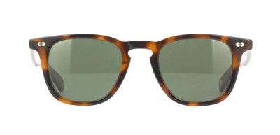 Pre-owned Garrett Leight Brooks X Brown Havana/pure G15 Green (spbrnsh/pg15) Sunglasses