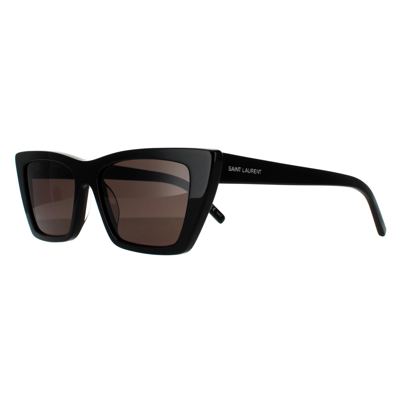 Pre-owned Saint Laurent Sunglasses Sl 276 Mica 001 Black Gray
