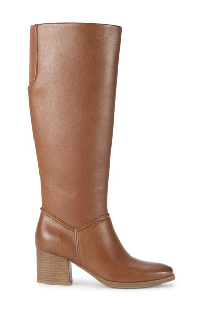 Baretraps Thalia Knee High Faux Leather Boot In Walnut