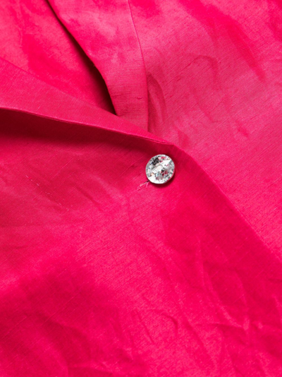 Shop Love Stories Bridget Satin-finish Pyjama Top In Pink