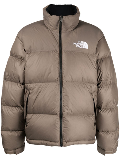 Shop The North Face 1996 Retro Logo-print Jacket In Brown