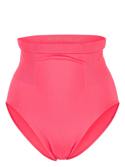 Shop Prism Radiant High-waisted Bikini Bottoms In Pink