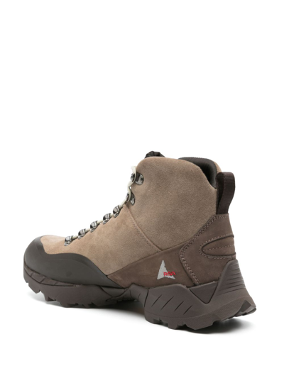 Roa Andreas Boots Taupe In Brown