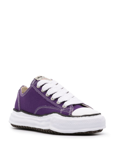 Shop Miharayasuhiro Baker Original Sole Sneakers In Purple