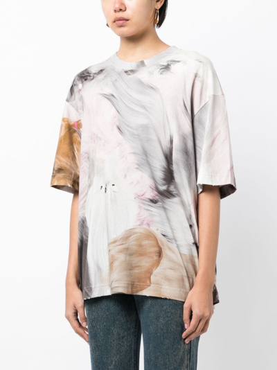 Shop Jnby Graphic-print Short-sleeve T-shirt In Multicolour