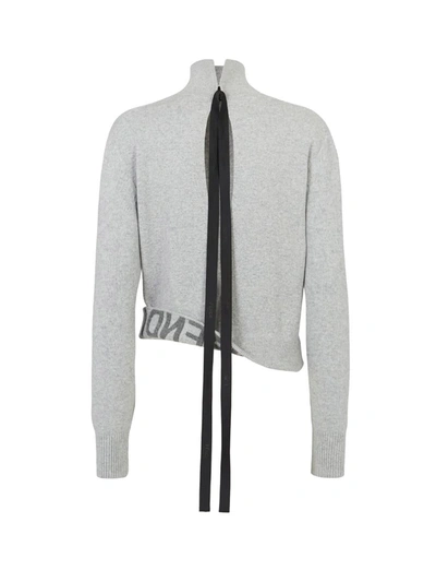 Shop Fendi Sweater In Grey