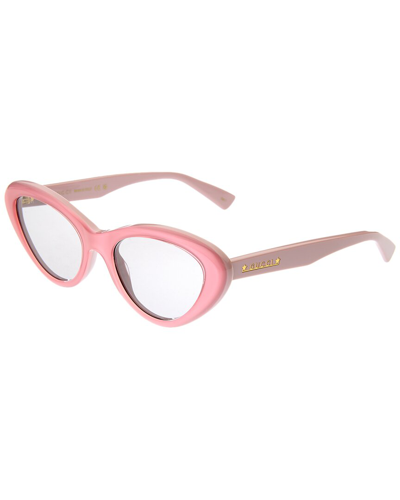 Shop Gucci Women's Gg1170s 54mm Sunglasses In Pink