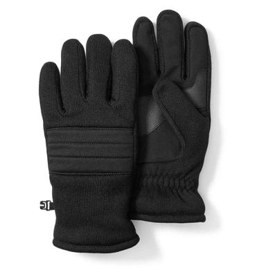 Shop Eddie Bauer Men's Rainier Fleece Gloves In Black