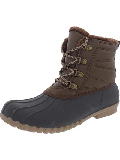 Shop Baretraps Flynn Womens Duck Shoes Waterproof Winter & Snow Boots In Brown
