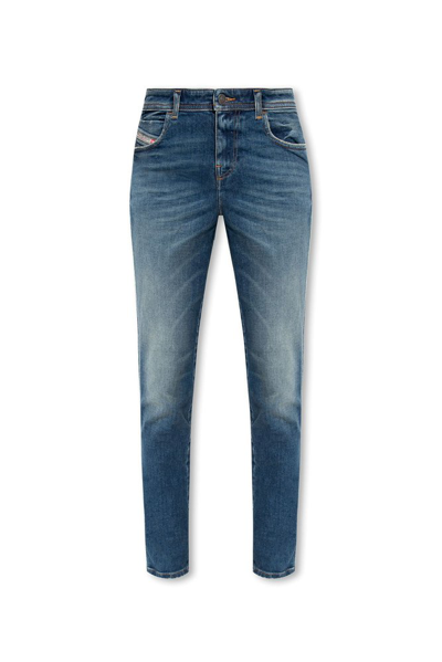 Shop Diesel 2015 Babhila Skinny Jeans In Blue