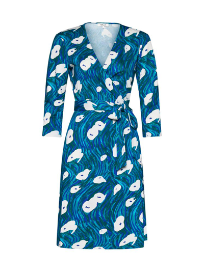 Shop Diane Von Furstenberg Jersey Wrap Julian Dress In Multi
