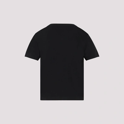 Shop Moncler Cotton T-shirt Tshirt In Black