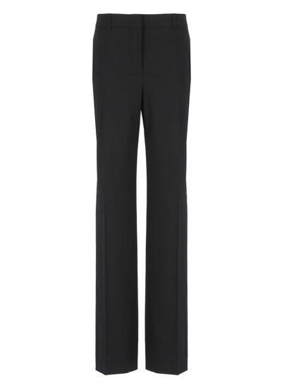 Shop Alberta Ferretti Flared Tailored Trousers In Black