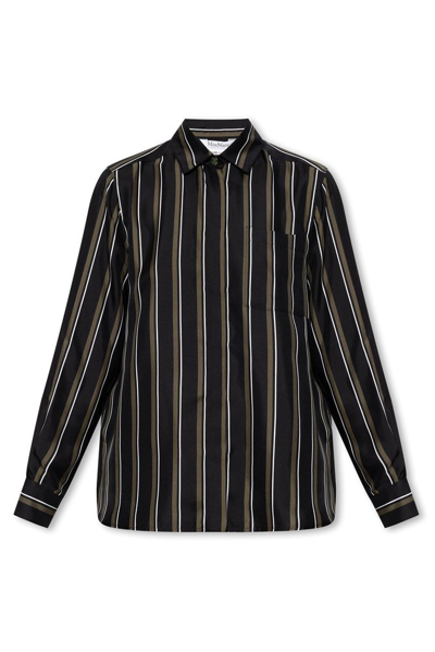 Shop Max Mara Nardo Striped Long In Multi