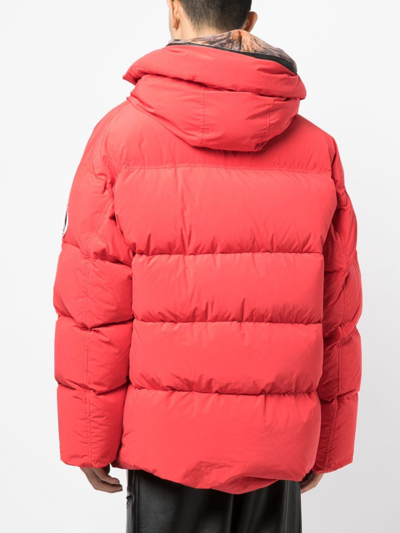 Doublet Short Down Jacket In Rot