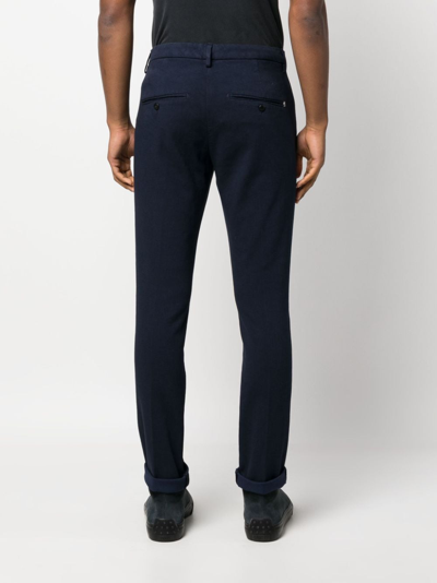 Dondup Straight-leg Trousers In Blau