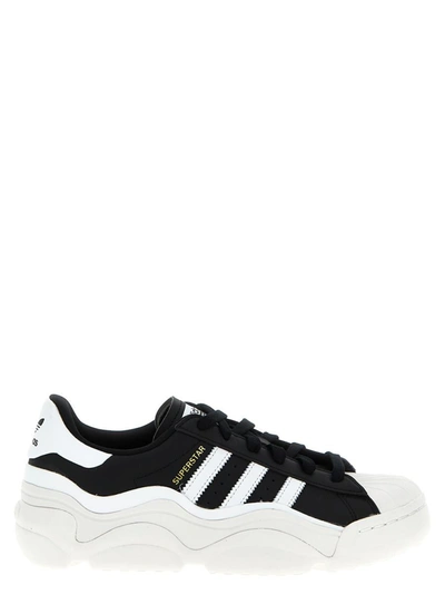 Shop Adidas Originals 'superstar Millencon' Sneakers In White/black