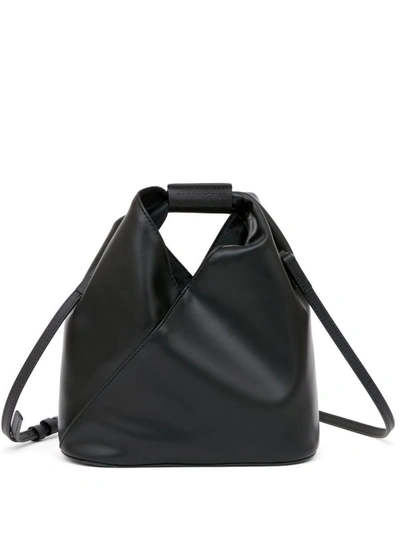 Shop Mm6 Maison Margiela Top Handle Bags In Black